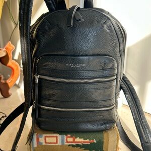 Marc Jacobs Black Leather Backpack
